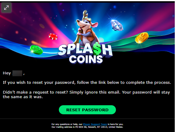 I forgot my password. What should I do? – Splash Coins